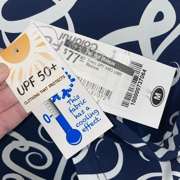 Lulu B Summer Dress, UPF 50+ for outdoor wear. - Picture 4 of 5